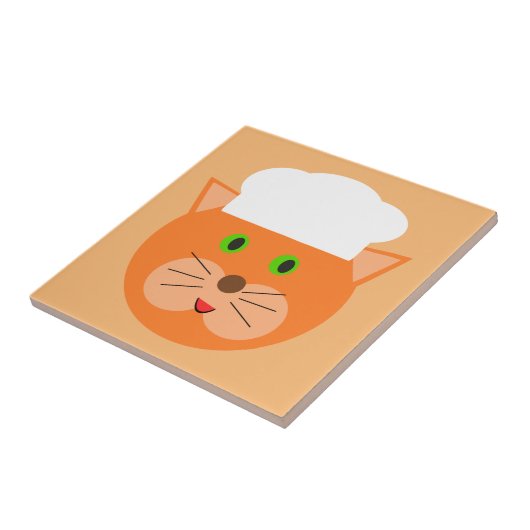 Baker Cat Keramik Tile Fliese (Seite)