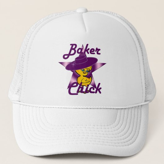 Baker Chick #9 Truckerkappe (Vorderseite)
