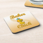 Baker Chick Getränkeuntersetzer (Linke Seite)