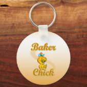 Baker Chick Schlüsselanhänger (Vorderseite)