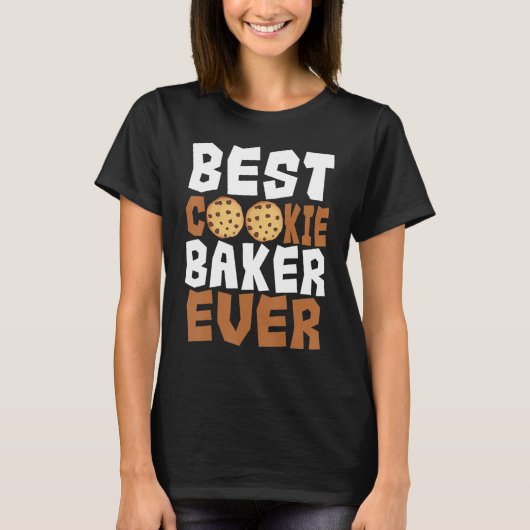 Baker Cookie Konditorei Koch Koch Kulinarische Bäc T-Shirt (Vorderseite)