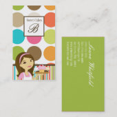 Baker Cup Cakes Bäckerei Süßigkeiten Leckereien Vi Visitenkarte (Vorne/Hinten)