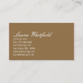 Baker Cup Cakes Backwaren Süßigkeiten Leckereien V Visitenkarte (Rückseite)