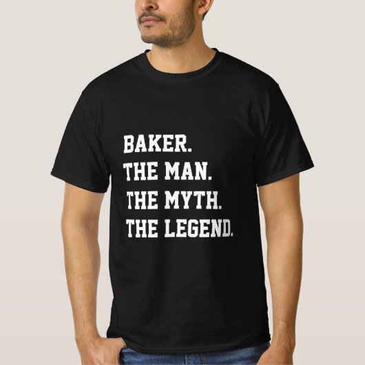 Baker den Mann, den Mythos, den legendären T - Shi T-Shirt (Vorderseite)