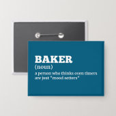 Baker Dictionary Style Definition Button (Vorderseite/Rückseite)