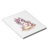 Baker Dough Unicorn (1) Notizblock (angewinkelt)