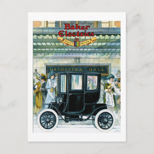 Baker Electric Cars - Vintage Werbepostkarte Postkarte