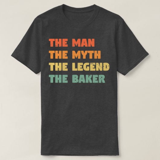 Baker Funny Geschenk für ihn BakerTShirt T-Shirt (Design vorne)