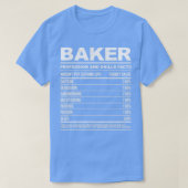 Baker Funny Nutritional Facts B T-Shirt (Design vorne)