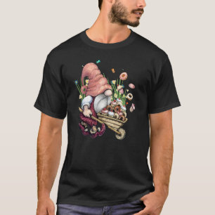 Baker Gnomes Tomte Skandinavien Backgarn Gn T-Shirt