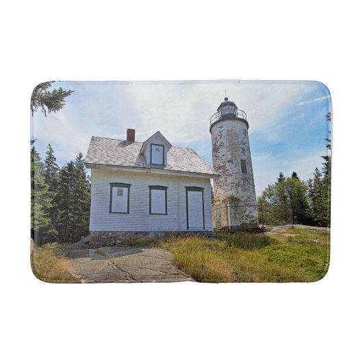 Baker Island Lighthouse, Maine Badematte (Vorderseite)