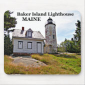 Baker Island Lighthouse, Maine Mousepad (Vorne)