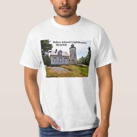 Baker Island Lighthouse, Maine T - Shirt (Vorderseite)