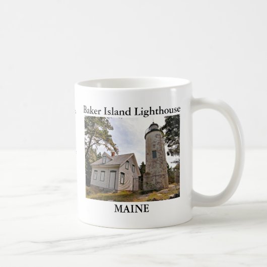 Baker Island Lighthouse, Maine Tasse (Rechts)