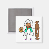 Baker Kid Magnet (Vorderseite/Rückseite)