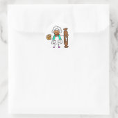 Baker Kid Runder Aufkleber (Tasche)