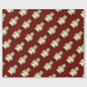 Baker Knetteig zum Backen von Brot Geschenkpapier (Flach)