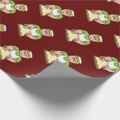 Baker Knetteig zum Backen von Brot Geschenkpapier (Ecke)