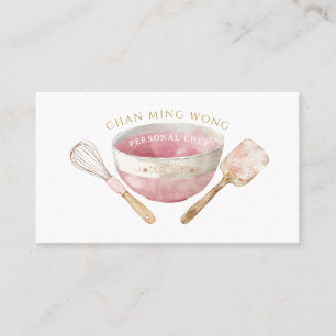 Baker Koch Caterer Business Card Visitenkarte