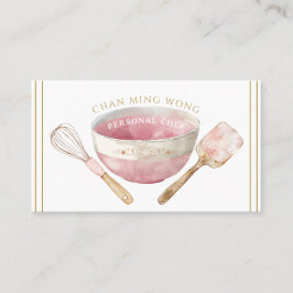 Baker Koch Caterer Business Card Visitenkarte