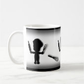 Baker-Koch mit Rolling-Button und Whisk-Niedliche  Kaffeetasse (Links)