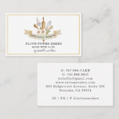 Baker Konditorei Koch Bakers Werkzeuge Utensitäten Visitenkarte (Vorne/Hinten)