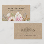 Baker Konditorei Koch Wasserfarbbakers Kraft Visitenkarte (Vorne/Hinten)