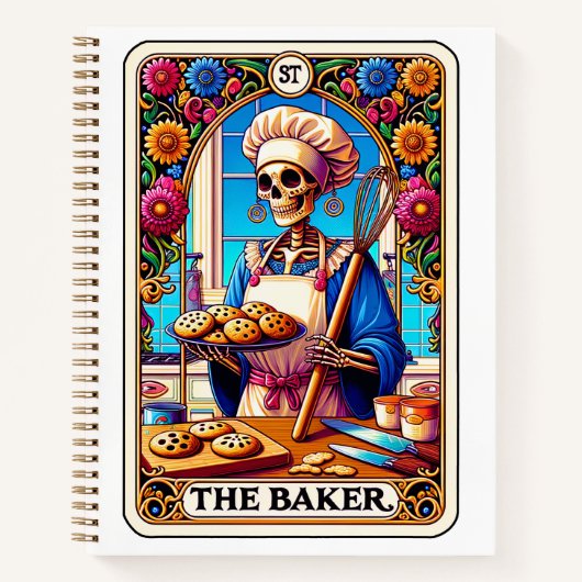 Baker-Mama-Rezept Notizblock (Vorderseite)