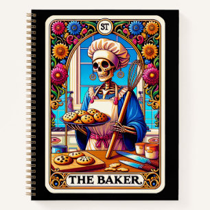 Baker Mama Rezept Schwarz Notizblock