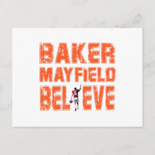Baker Mayfield Essential Cool T - Shirt Essential Feiertagspostkarte