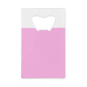 Baker Miller Pink Geldbeutel Flaschenöffner (Vorderseite)