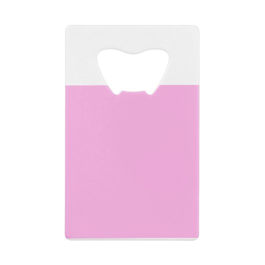 Baker Miller Pink Geldbeutel Flaschenöffner (Vorderseite)