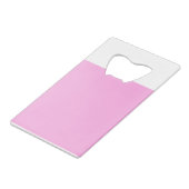 Baker Miller Pink Geldbeutel Flaschenöffner (Rückseite Schrägansicht)