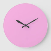 Baker Miller Pink Große Wanduhr (Vorderseite)
