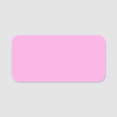 Baker Miller Pink Namensschild (Vorderseite)