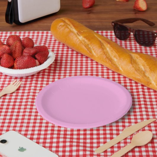 Baker Miller Pink Pappteller (Picknick)
