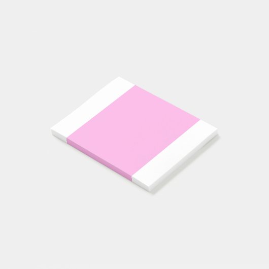Baker Miller Pink Post-it Klebezettel (angewinkelt)
