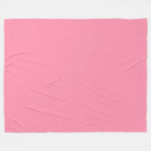 Baker-Miller pink (Vollfarbe) Fleecedecke (Vorderseite (Horizontal))