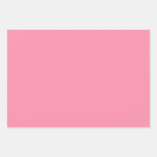 Baker-Miller pink (Vollfarbe) Geschenkpapier Set (Vorderseite 3)