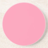 Baker-Miller pink (Vollfarbe) Getränkeuntersetzer (Vorne)