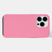 Baker-Miller pink (Vollfarbe) iPhone Hülle (Rückseite (Horizontal))