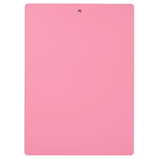 Baker-Miller pink (Vollfarbe) Klemmbrett (Rückseite)