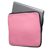 Baker-Miller pink (Vollfarbe) Laptopschutzhülle (Vorderseite Links)