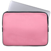 Baker-Miller pink (Vollfarbe) Laptopschutzhülle (Vorderseite)