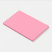 Baker-Miller pink (Vollfarbe) Post-it Klebezettel (angewinkelt)