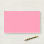 Baker-Miller pink (Vollfarbe) Post-it Klebezettel (Auf Schreibtisch)