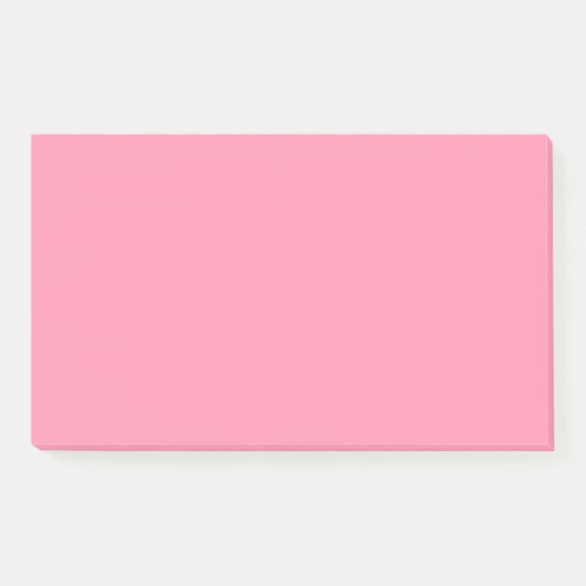 Baker-Miller pink (Vollfarbe) Post-it Klebezettel (Vorderseite)