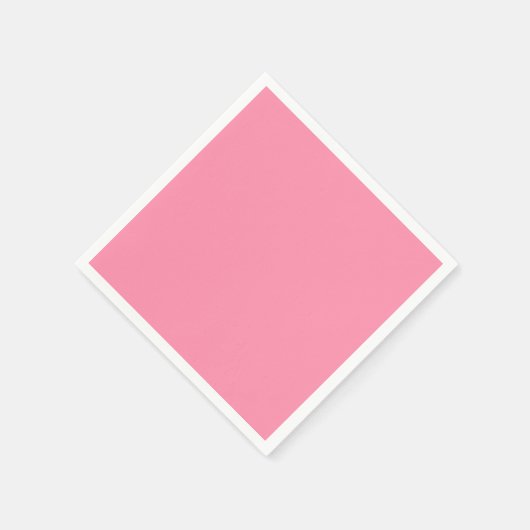 Baker-Miller pink (Vollfarbe) Serviette (Ecke)