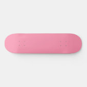 Baker-Miller pink (Vollfarbe) Skateboard (Horizontal)