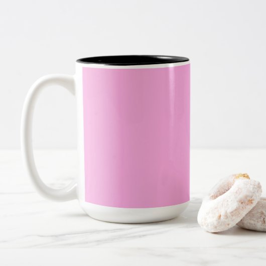 Baker Miller Pink Zweifarbige Tasse (Mit Donut)